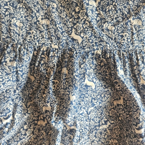 EUC Dôen Rosetta Dress In Prancing Fawn Floral, Size S RARE! - Picture 6 of 11